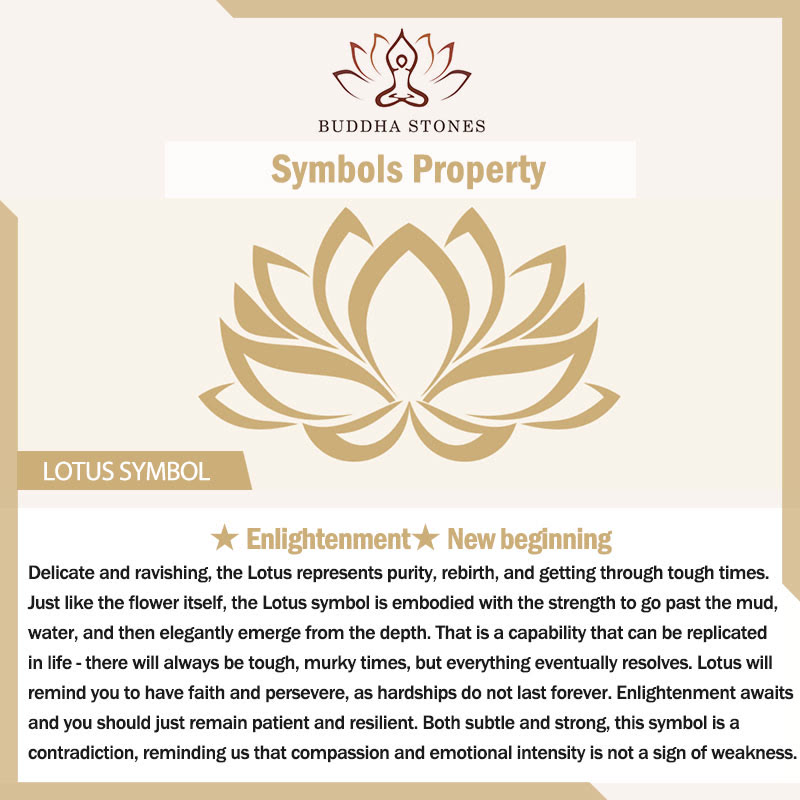 Buddha Stones Liuli Manjusri Lotus Enlightenment Necklace Necklaces & Pendants BS 1